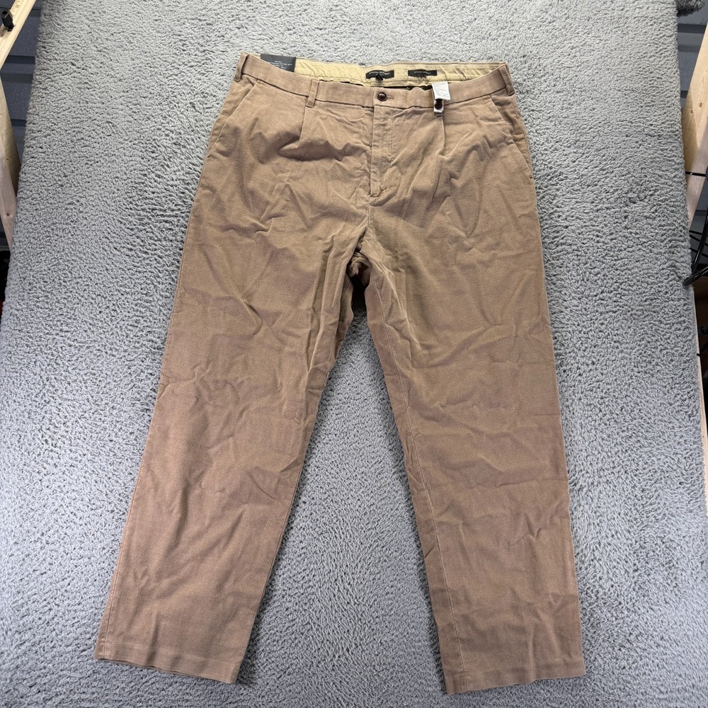 Banana‎ Republic Traveler Pant Mens 40x31 Beige Chino Tapered Relaxed Stretch